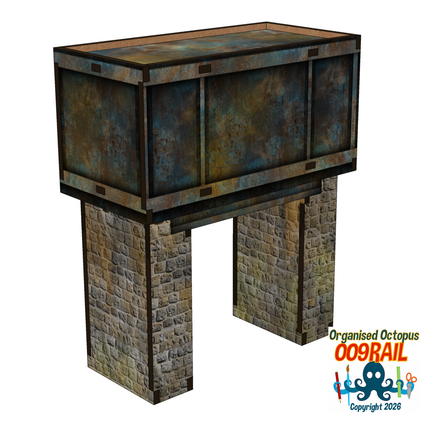 OO-9 Scale Water Tower