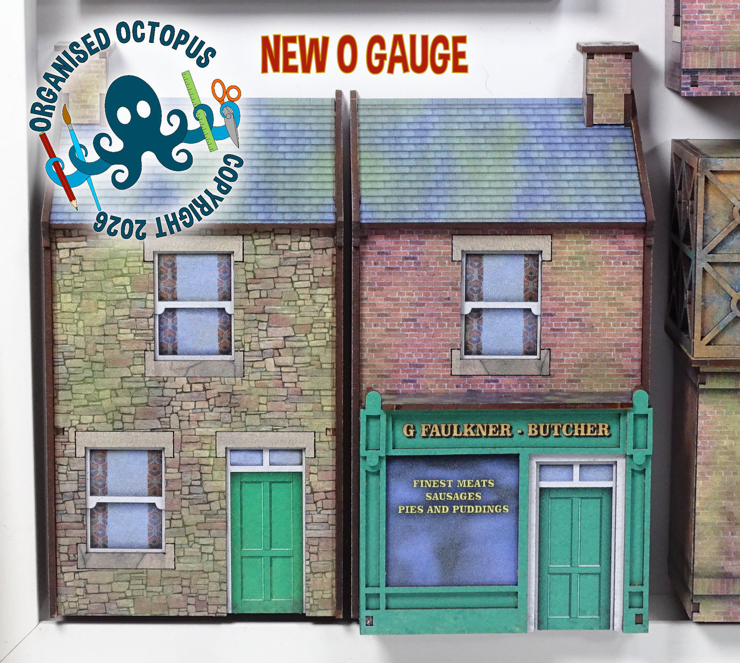 O Scale Shop Front - Florists