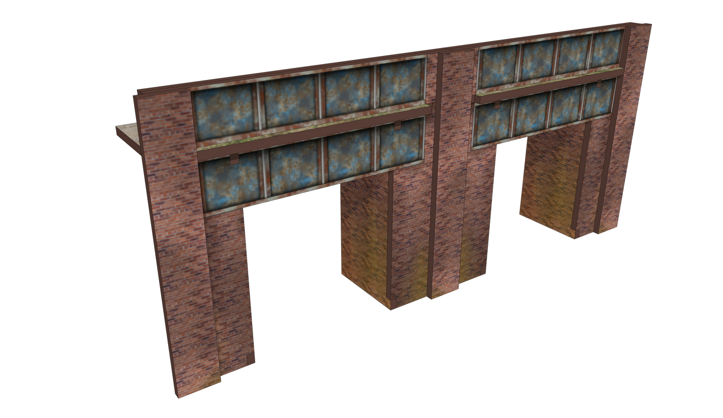 N Scale Single Track Steel Bridge