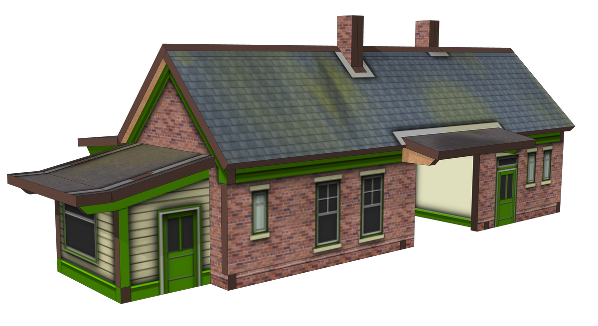 N Scale Small Branchline Station