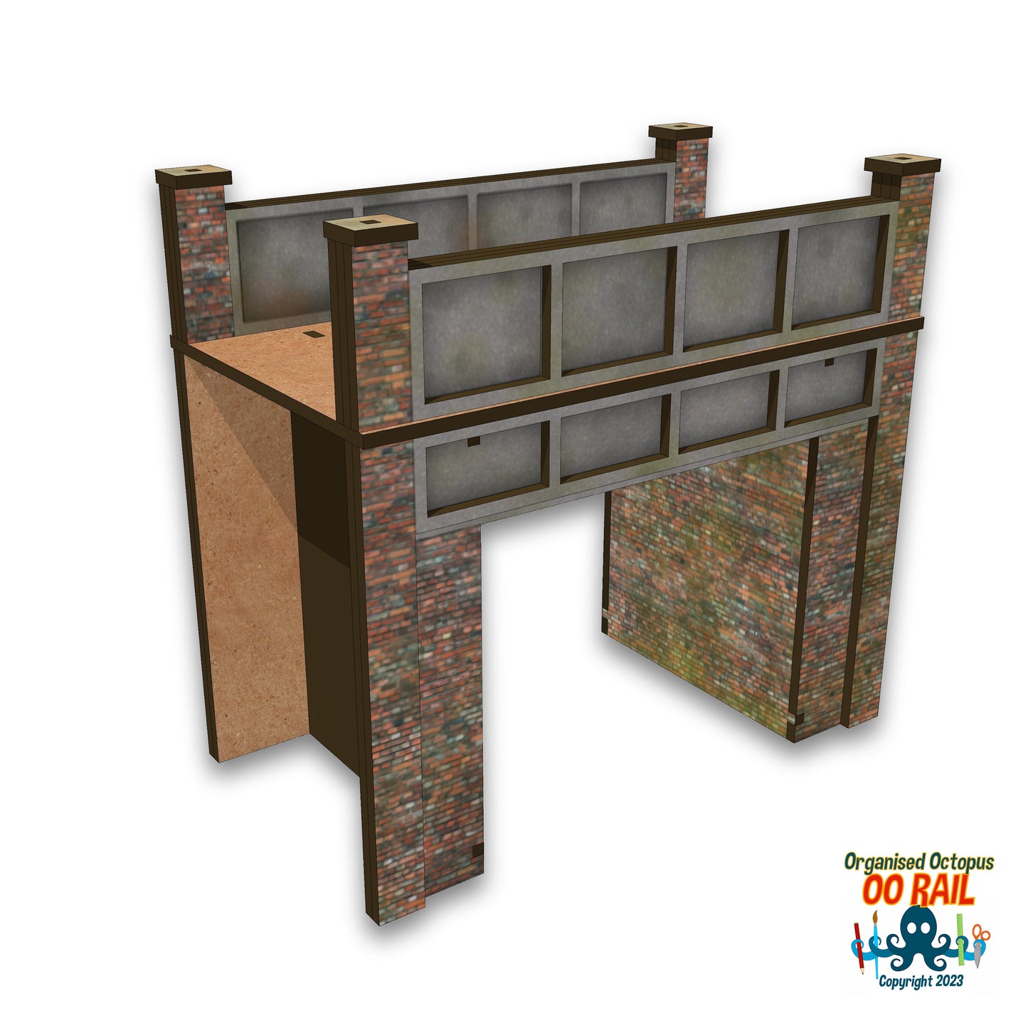 OO Scale Concrete Bridge