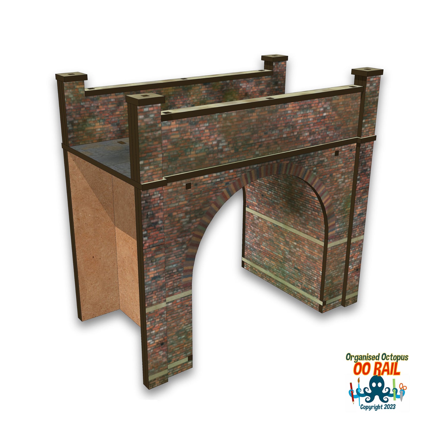 OO Scale Brick Arch Bridge