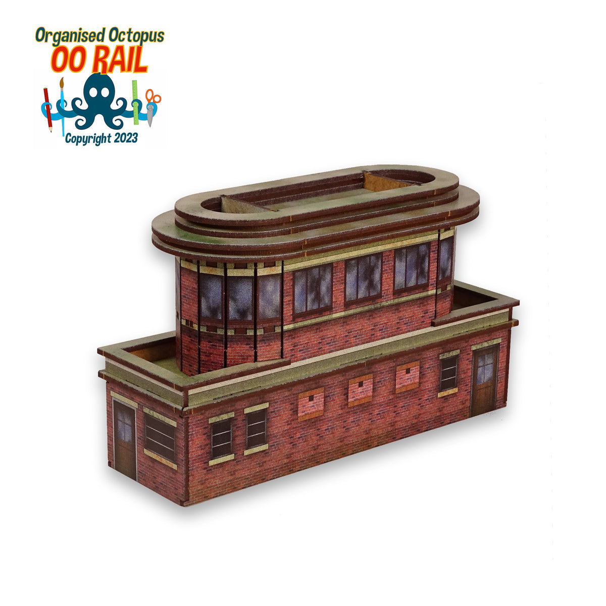 OO Scale 1930s Deco Signal Box