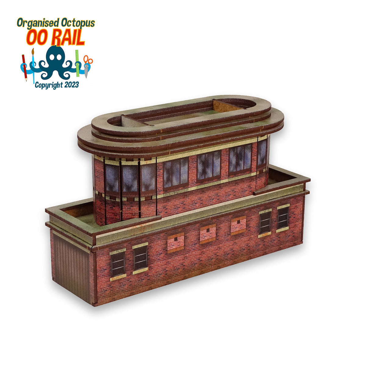 OO Scale 1930s Deco Signal Box