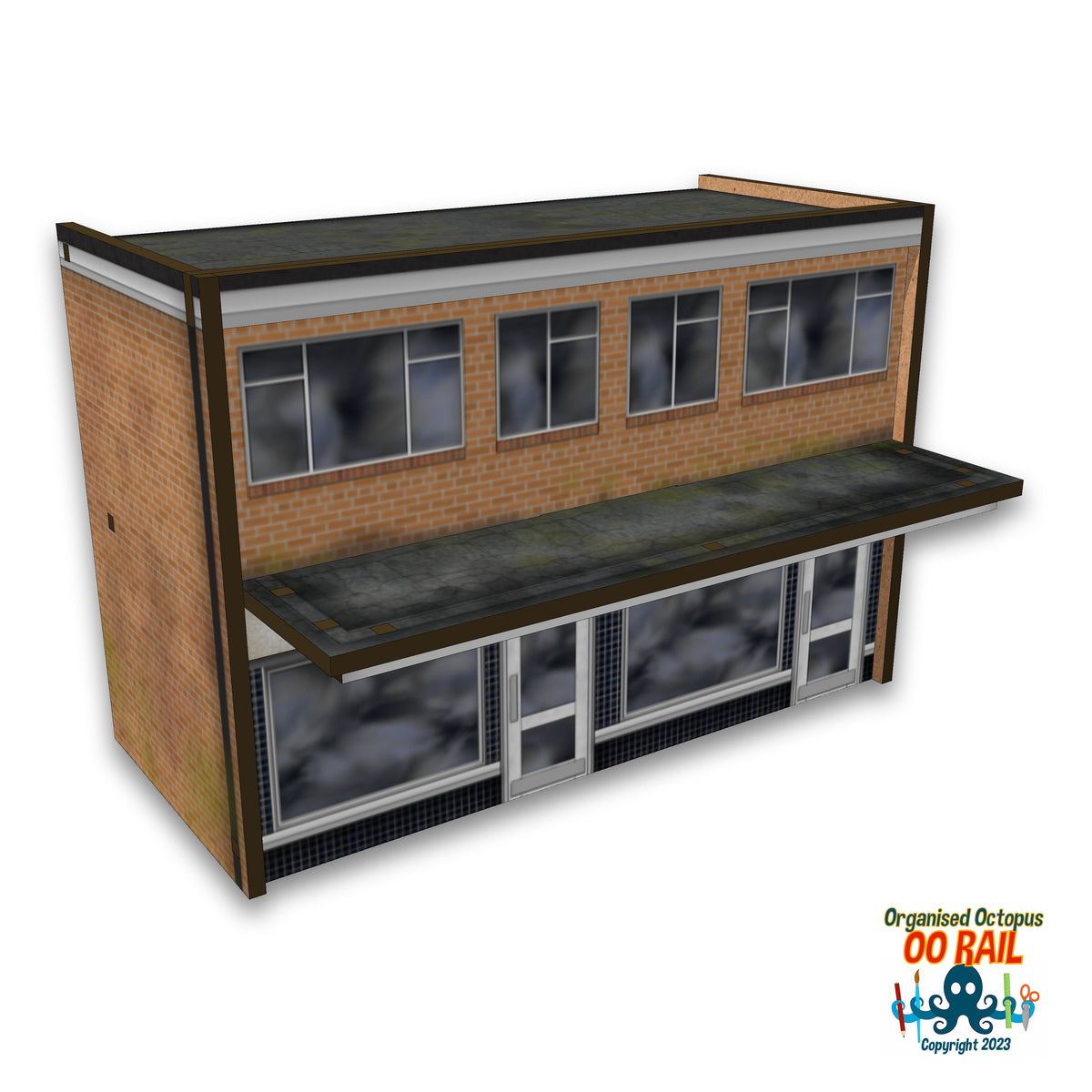 OO Scale Shop Parade Front