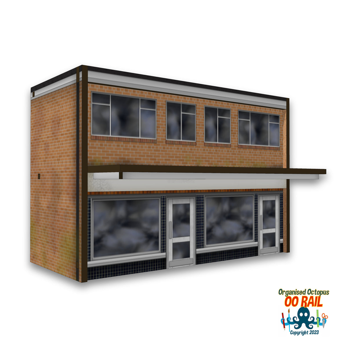OO Scale Shop Parade Front