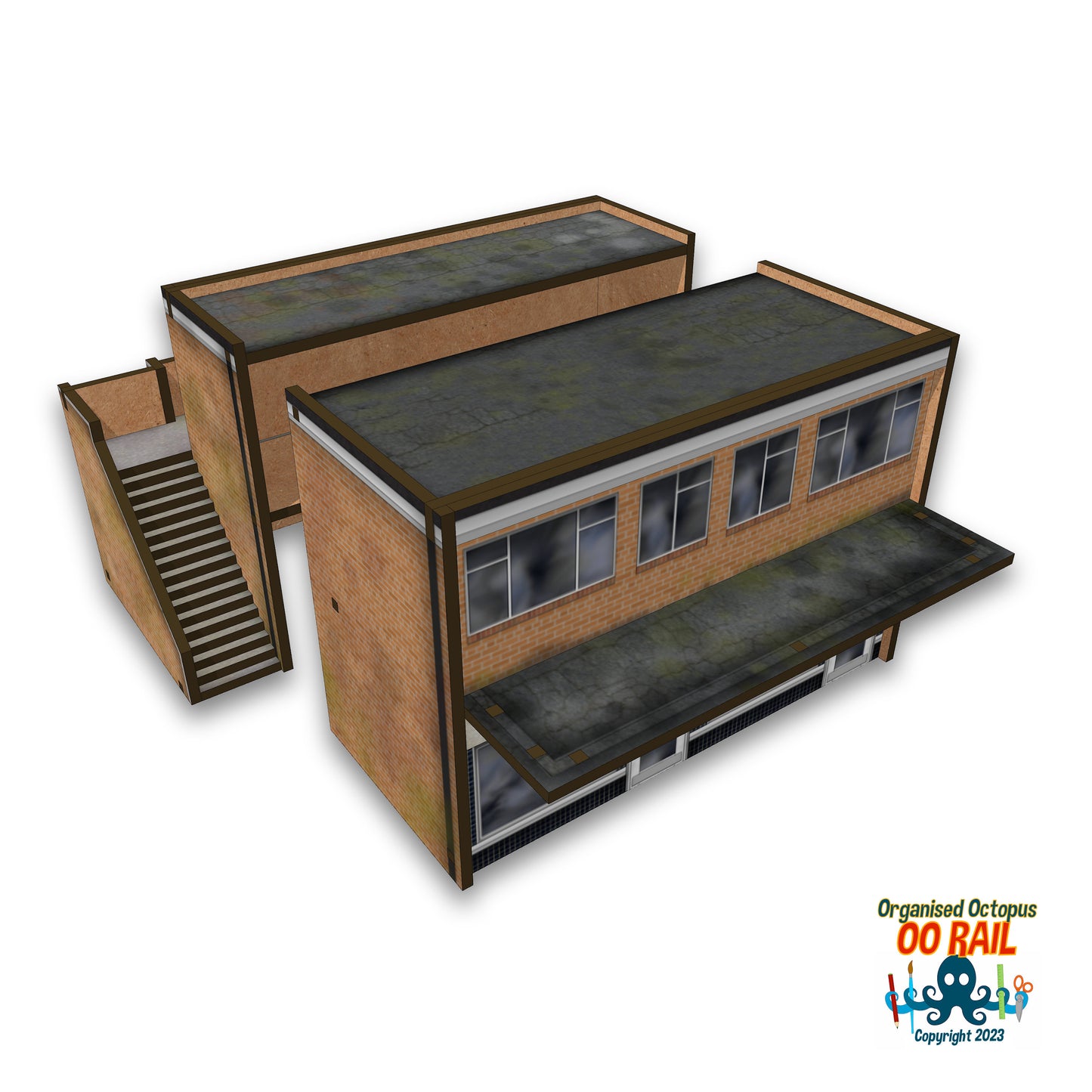 OO Scale Shop Parade Back