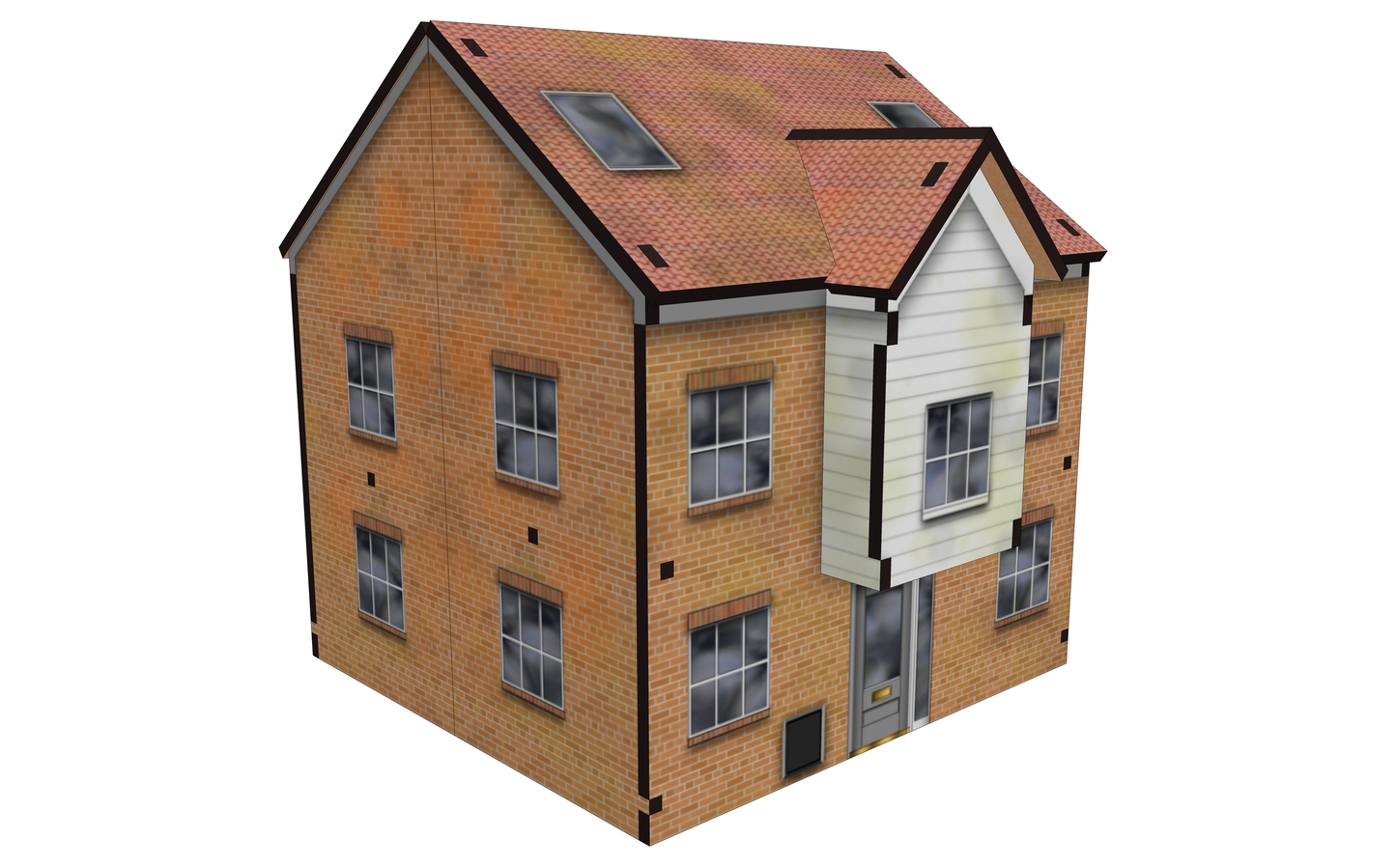 OO Scale Modern Town House or Flats