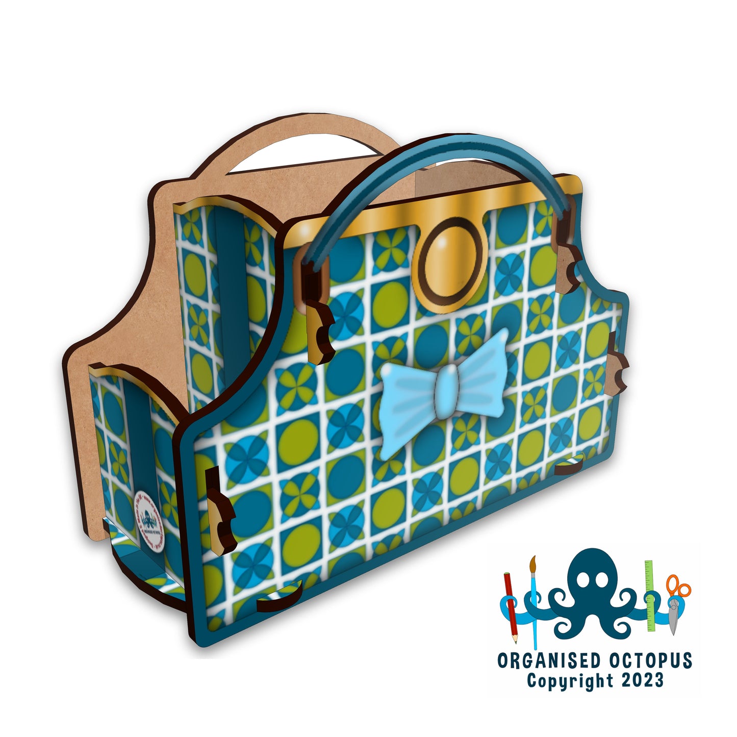 Tidy Hand Bag... (Blue)