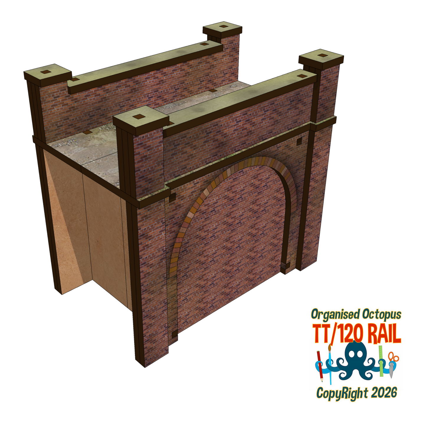 TT:120 Scale Arch Bridge