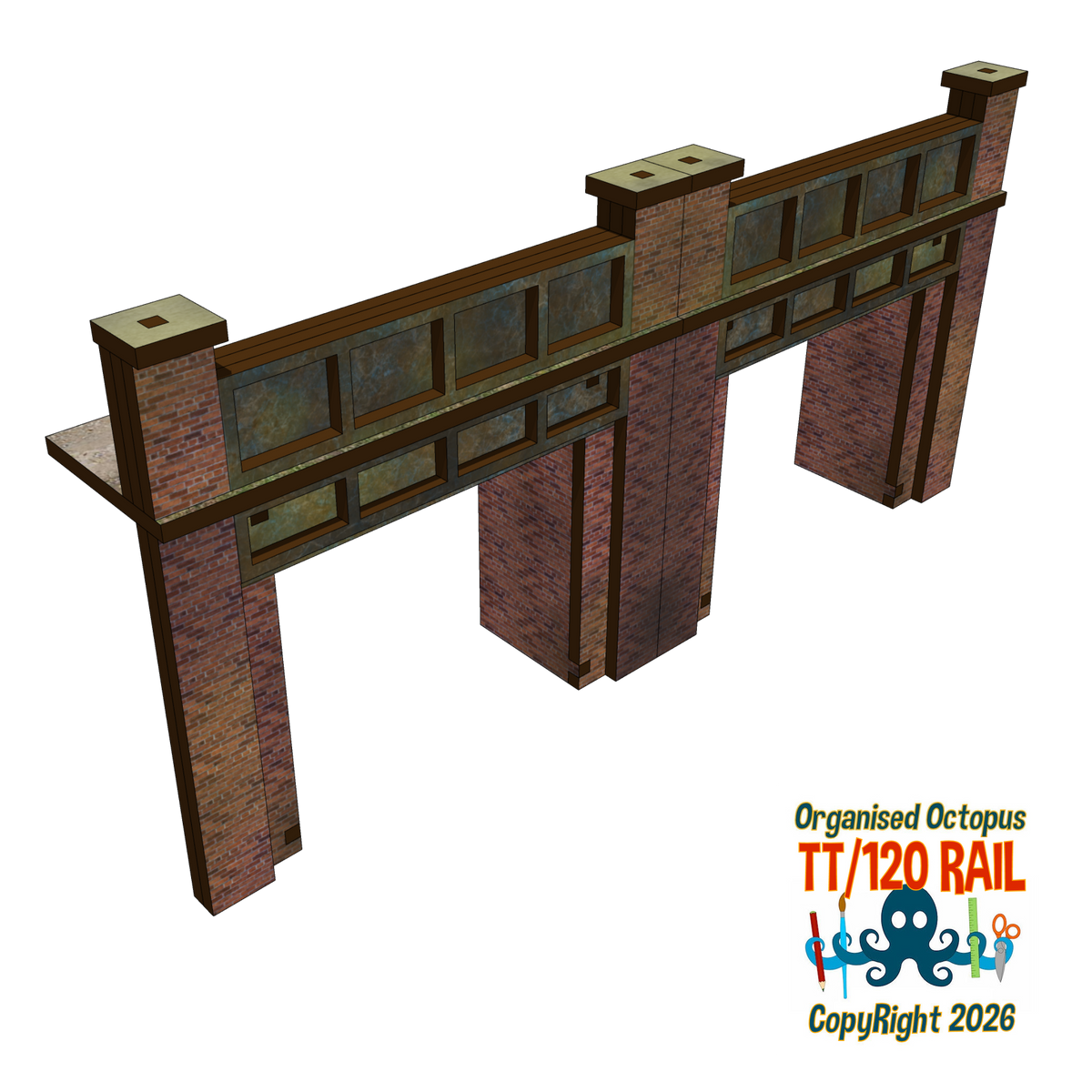 TT:120 Scale Steel Bridge