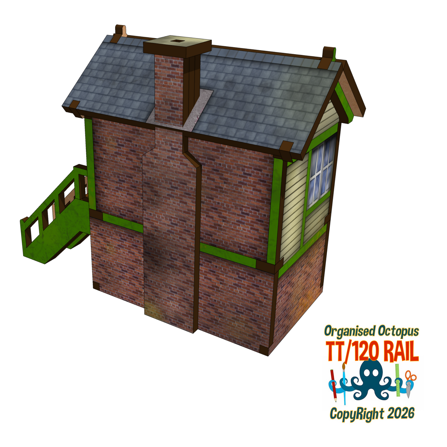 TT:120 Traditional Type Signal Box RH
