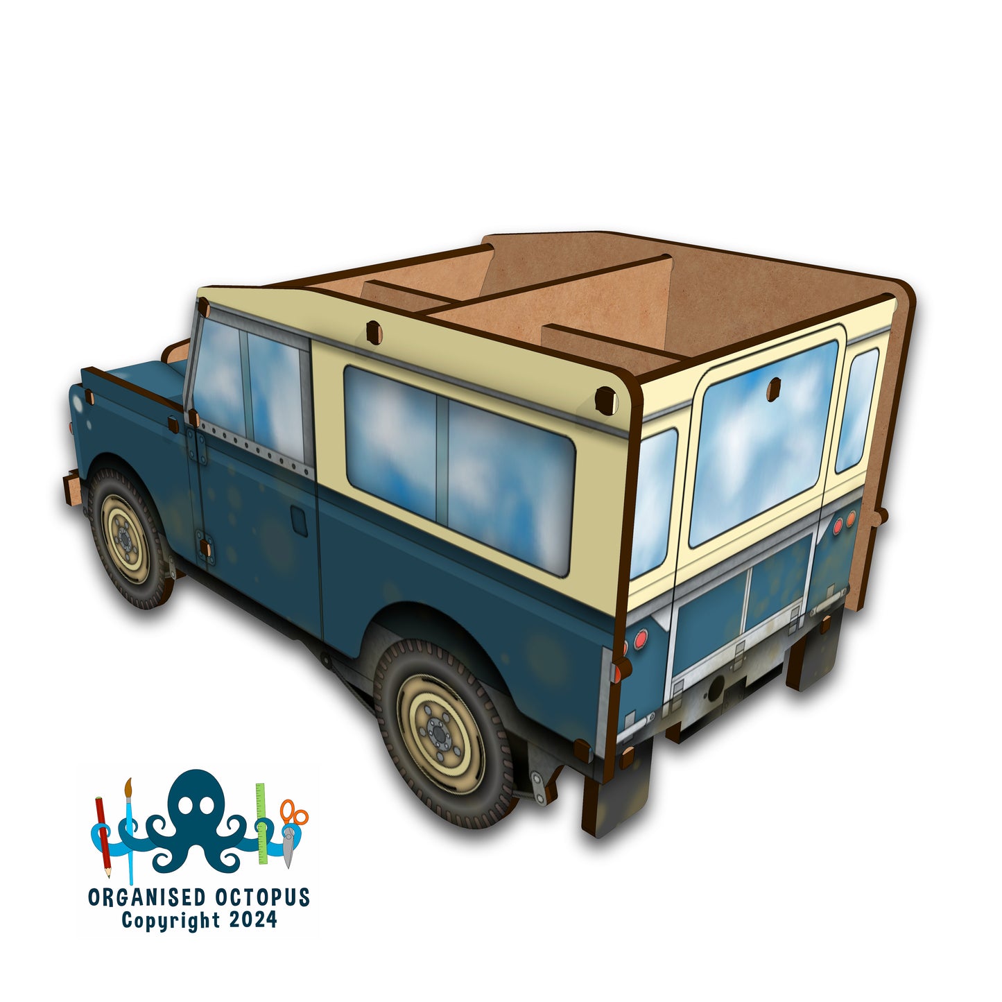 SWB Landrover MK2 (Dark Blue)