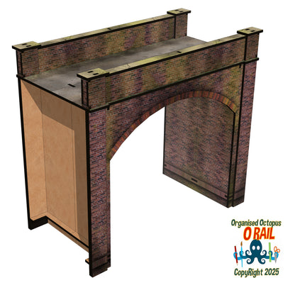 O Scale Twin Track Span Arch Bridge