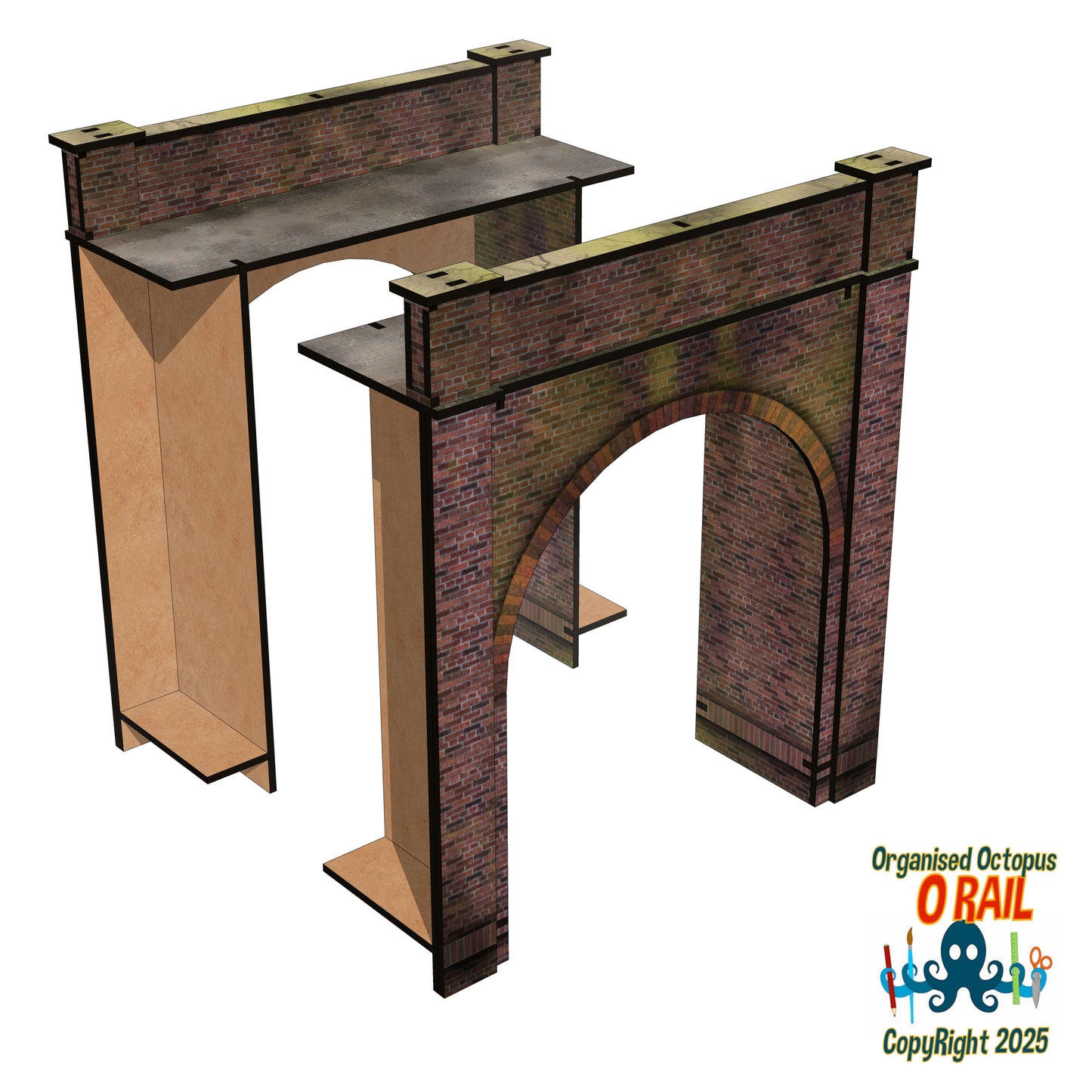 O Scale Arch Bridge