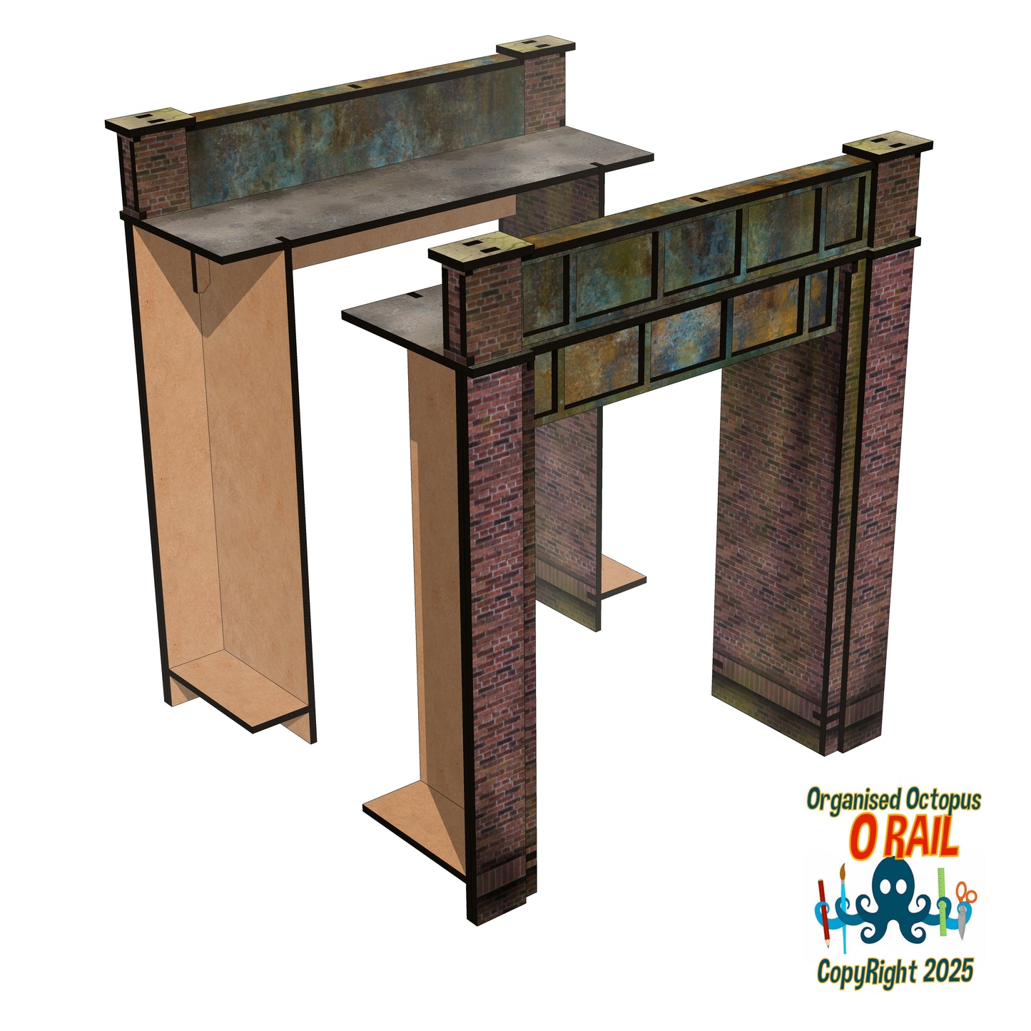 O Scale Steel Bridge