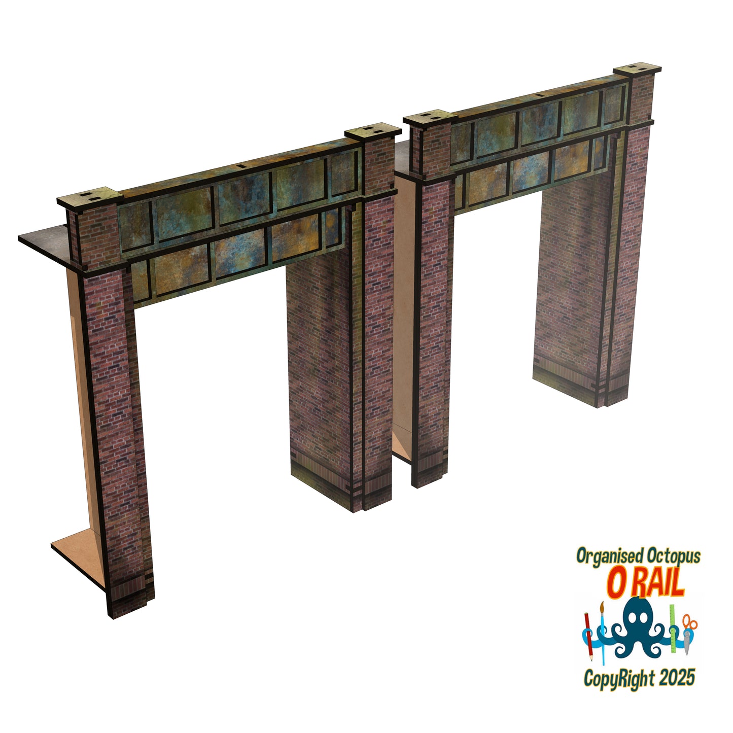 O Scale Steel Bridge