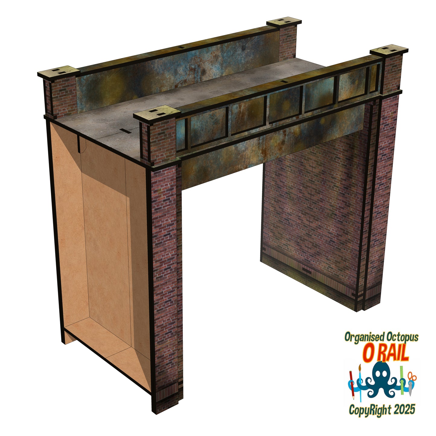 O Scale Twin Track Steel Bridge