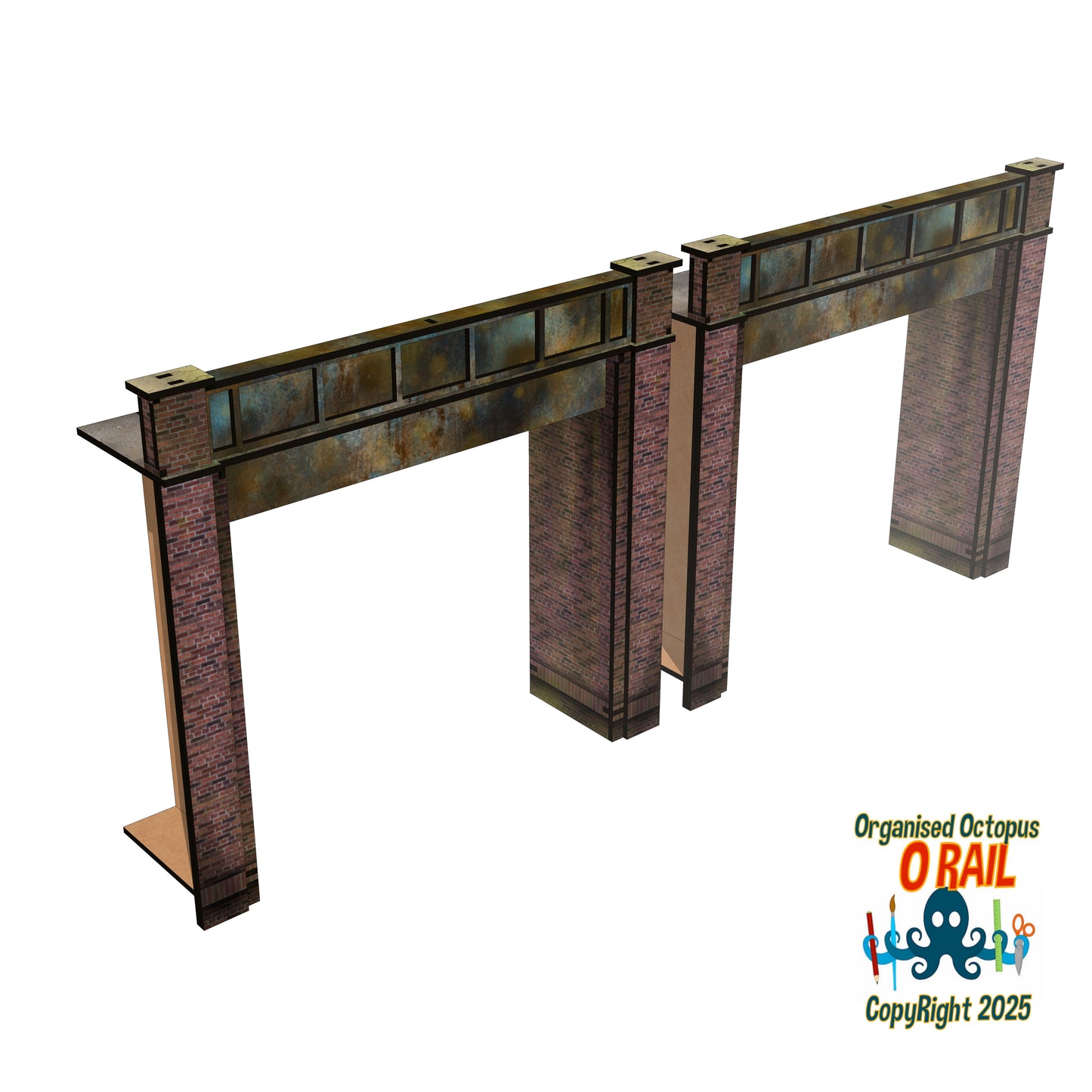 O Scale Twin Track Steel Bridge