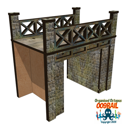 OO-9 Scale Steel (Stone) Bridge