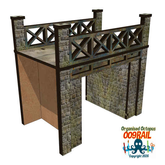 OO-9 Scale Steel (Stone) Bridge