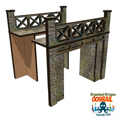 OO-9 Scale Steel (Stone) Bridge