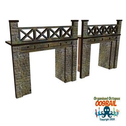 OO-9 Scale Steel (Stone) Bridge