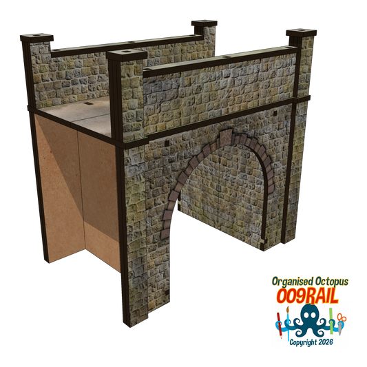OO-9 Scale Stone Arch Bridge