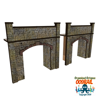 OO-9 Scale Stone Arc Bridge