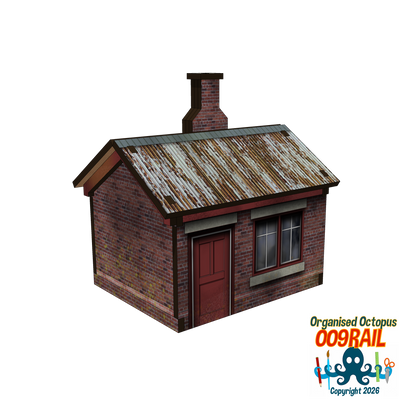 OO-9 Scale Stone Station and Waiting 'Shed'