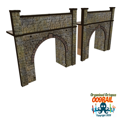 OO-9 Scale Stone Arch Bridge