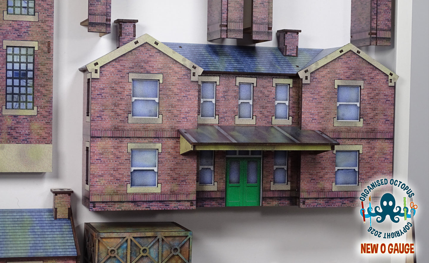 O Scale Low Relief Station with Canopy