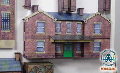 O Scale Low Relief Station with Canopy
