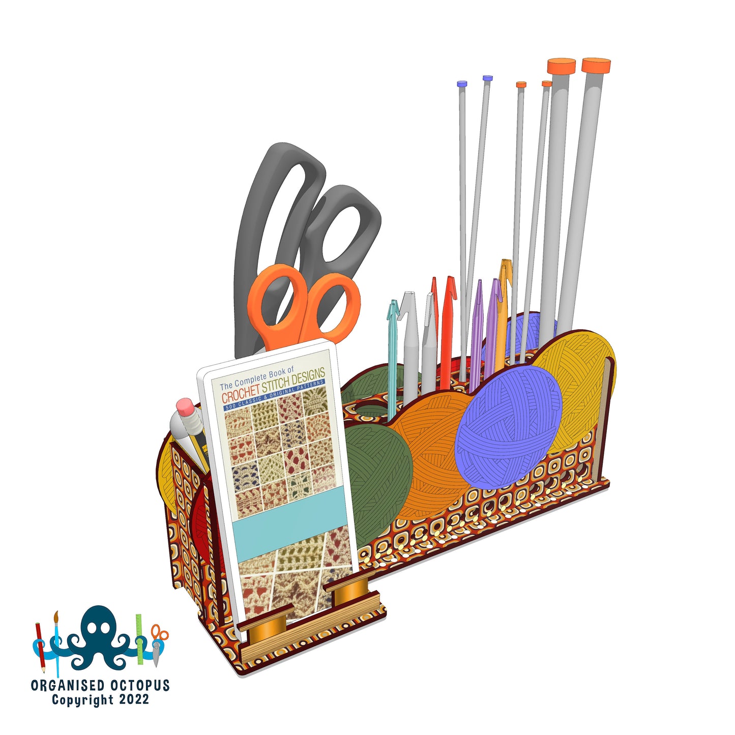 Needle Tidy with Needle and Hook Gauge