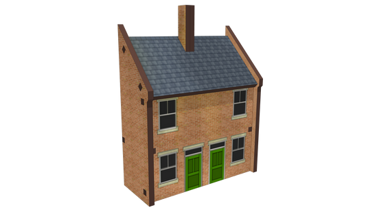 N Scale Semi-Detached House