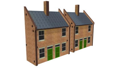 N Scale Semi-Detached House