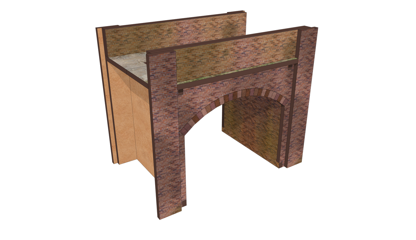 N Scale Span Arc Bridge