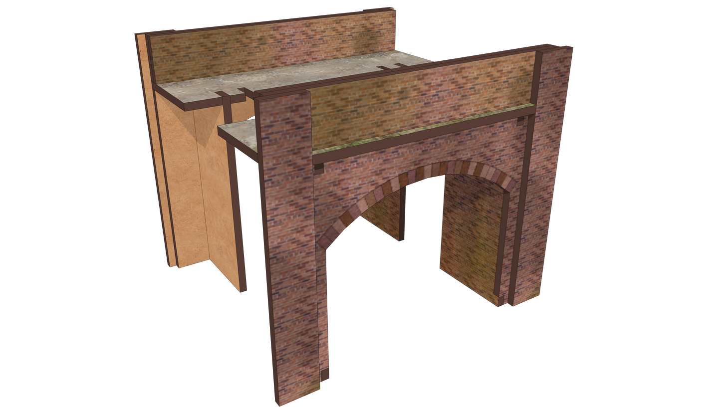 N Scale Span Arc Bridge