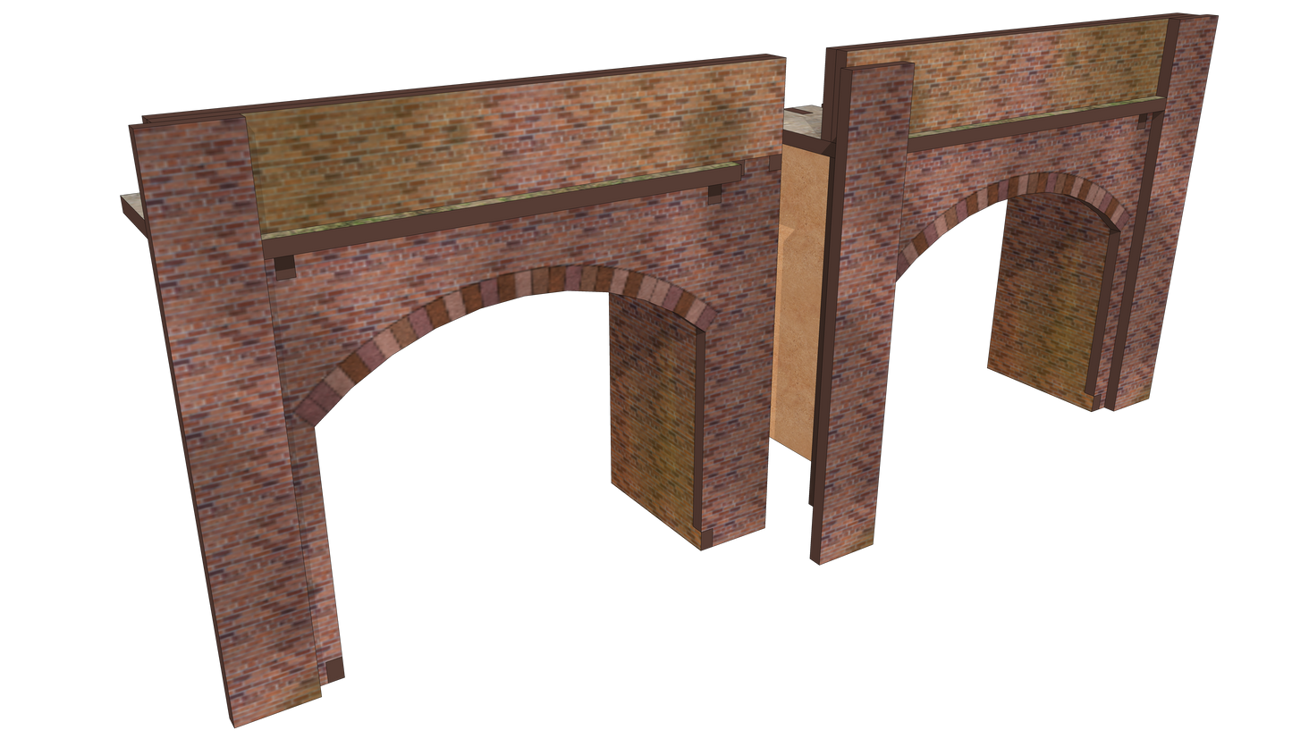 N Scale Span Arc Bridge