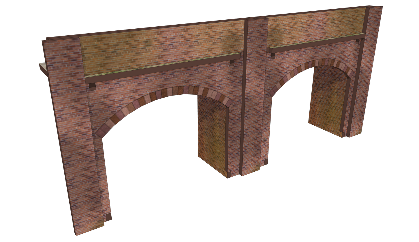N Scale Span Arc Bridge