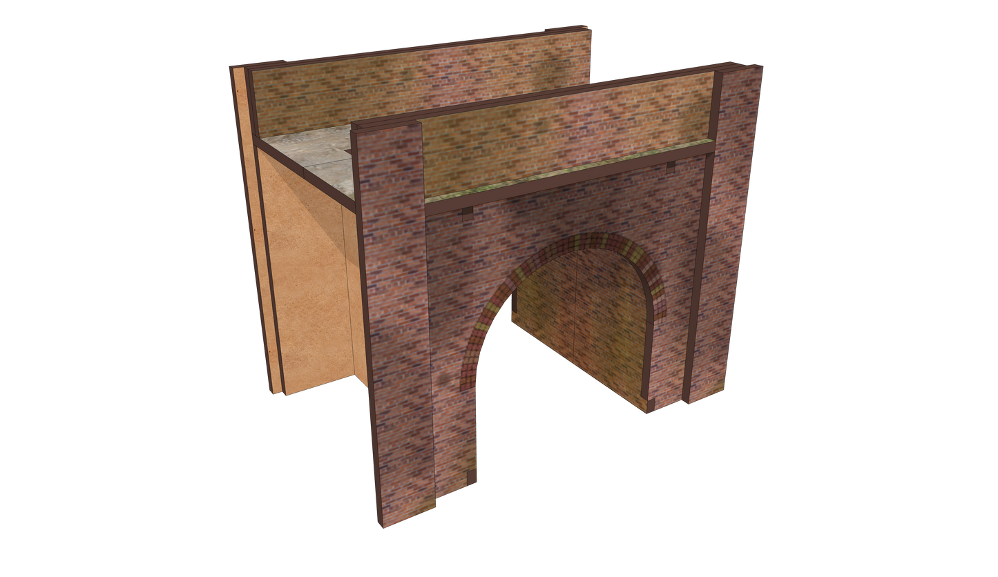 N Scale Arch Bridge