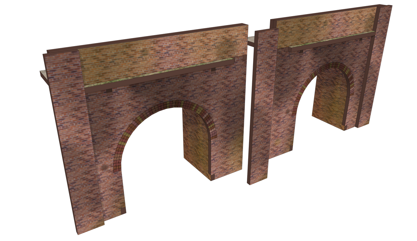 N Scale Arch Bridge