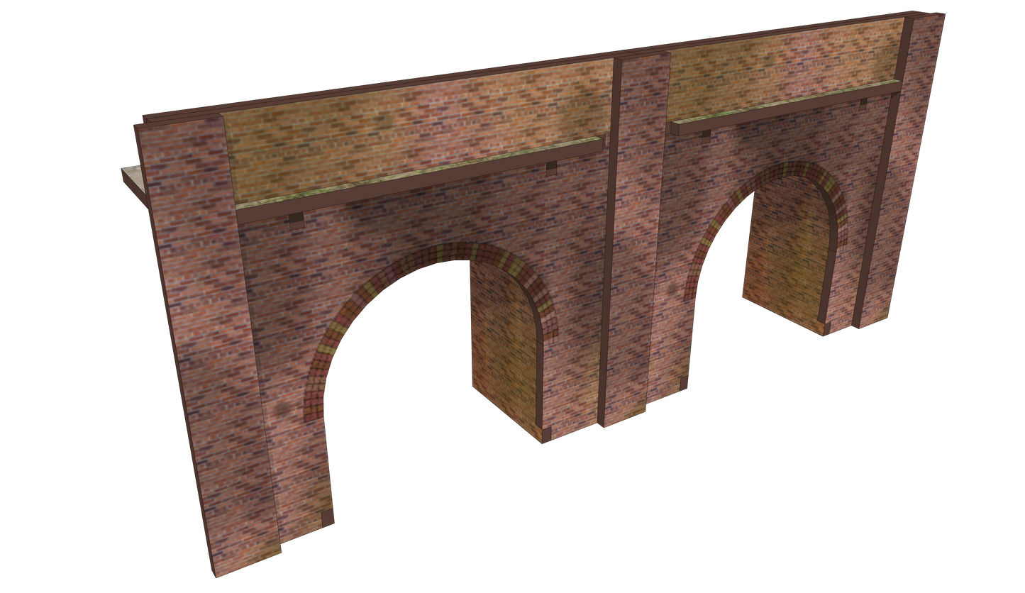 N Scale Arch Bridge