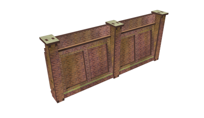 N Scale Brick Retaining Wall