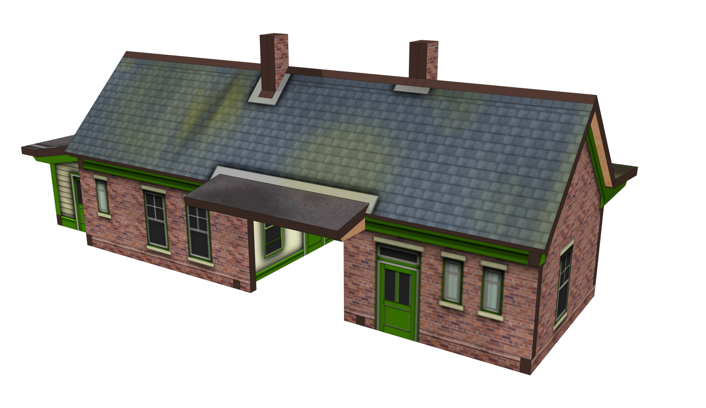 N Scale Small Branchline Station