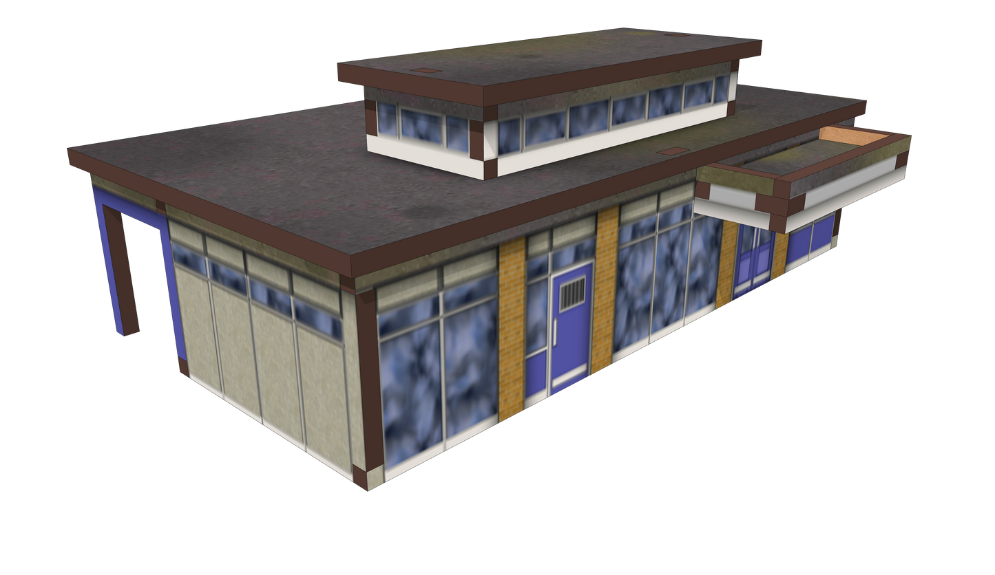 N Scale Clasp Type 1960s and 70s Station