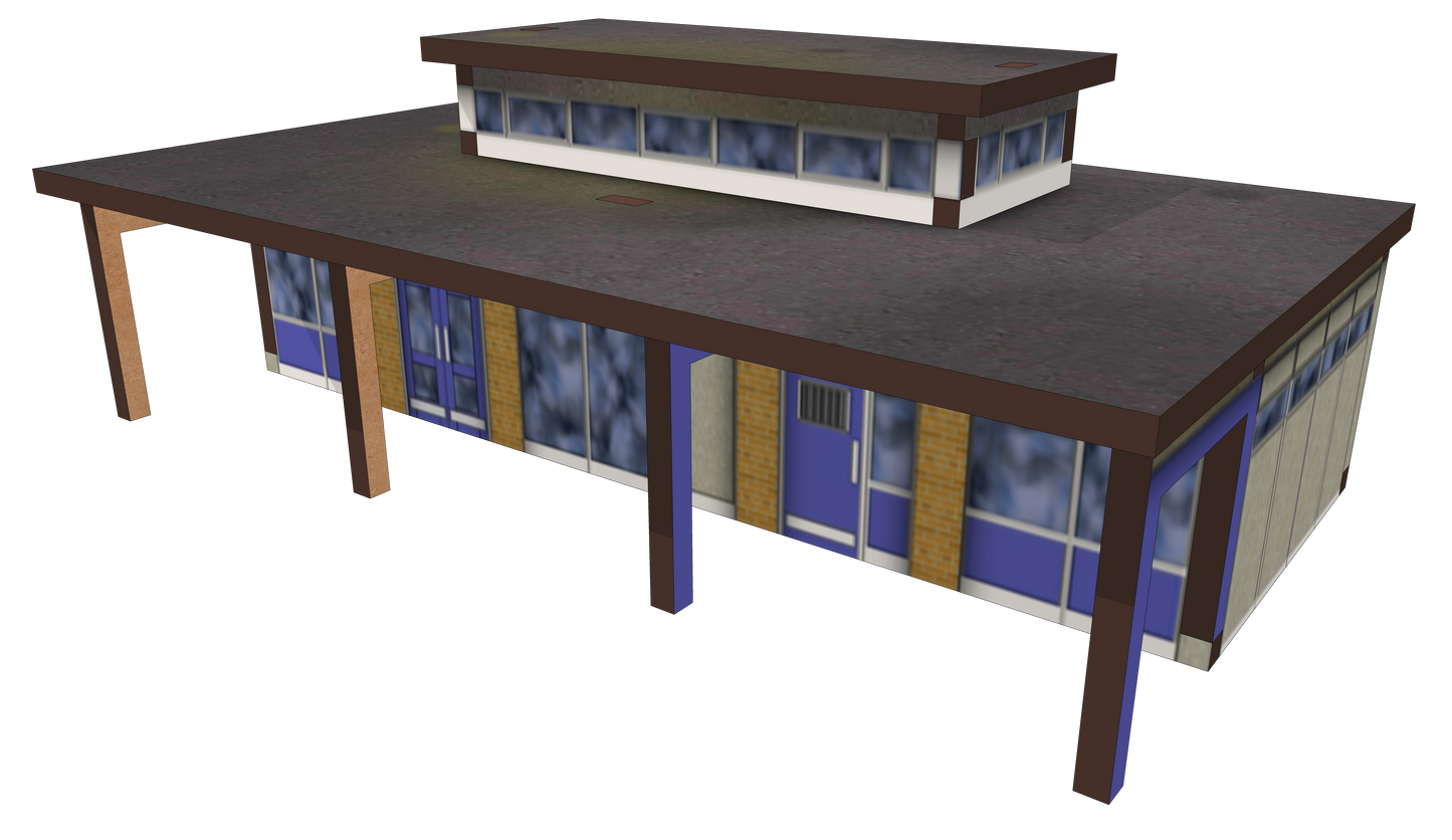 N Scale Clasp Type 1960s and 70s Station