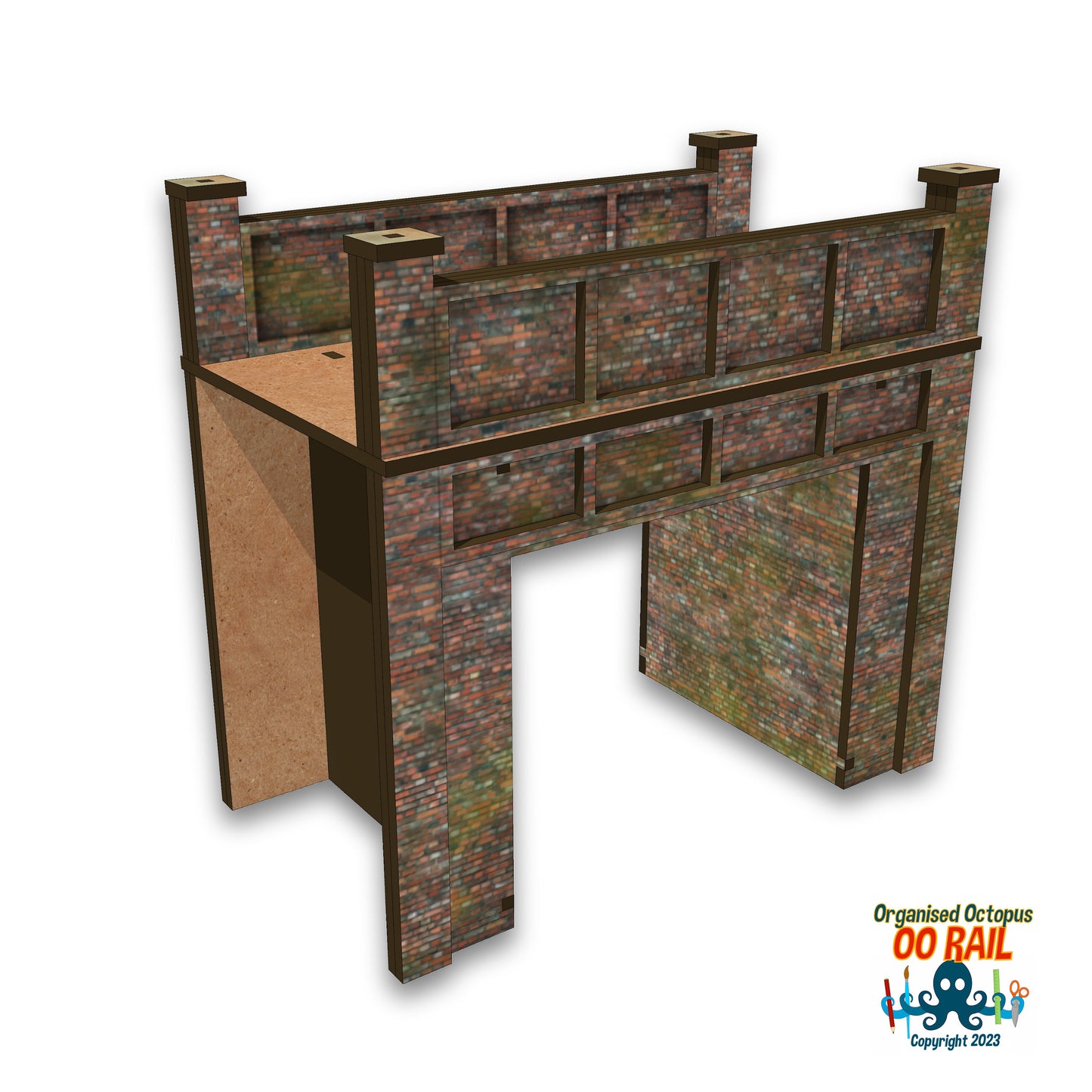 OO Scale Brick Bridge