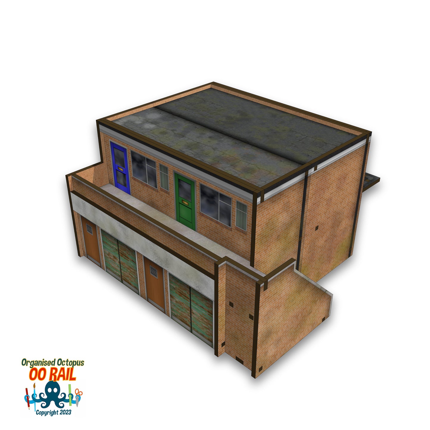 OO Scale Shop Parade Back