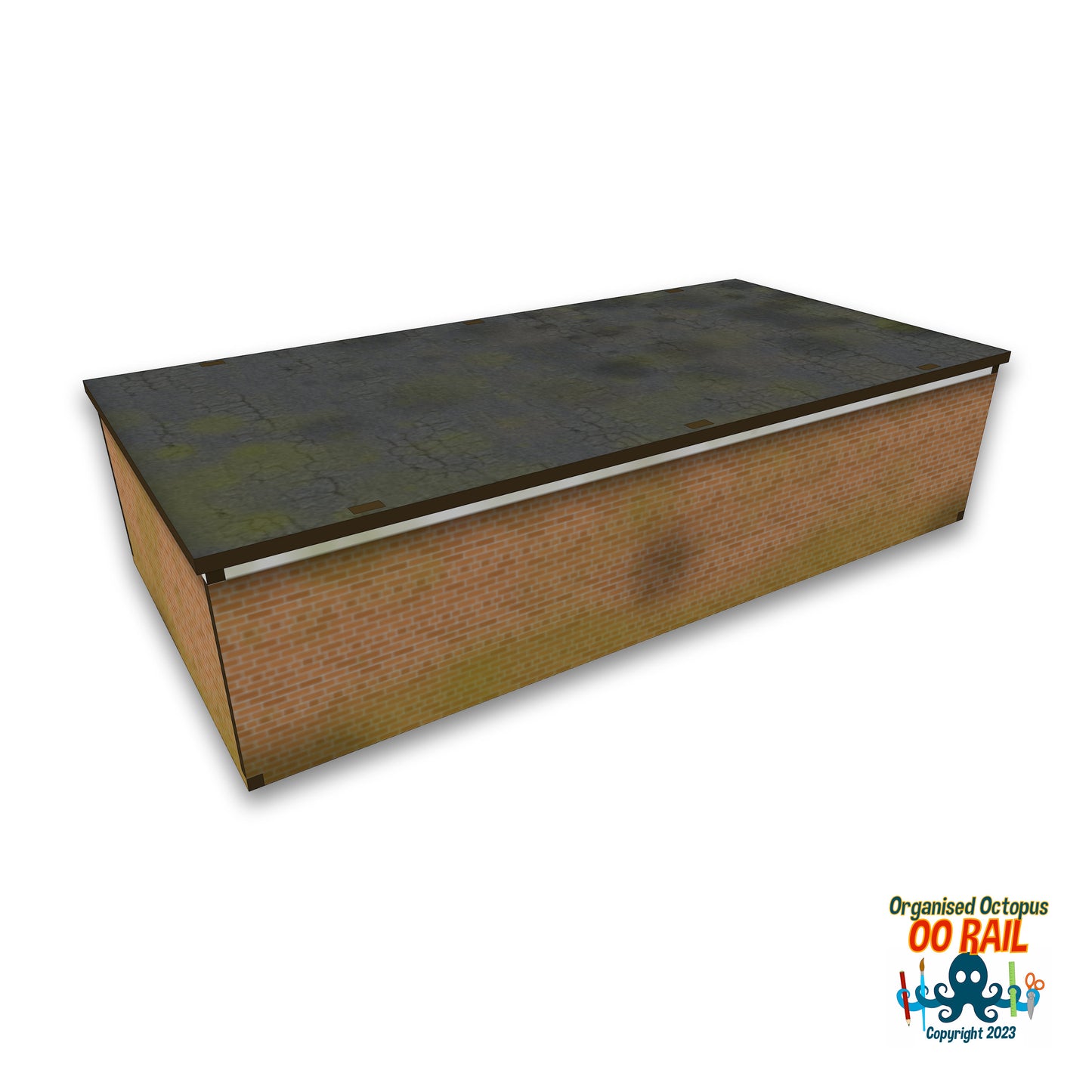 OO Scale Garage Block (4 Garages)